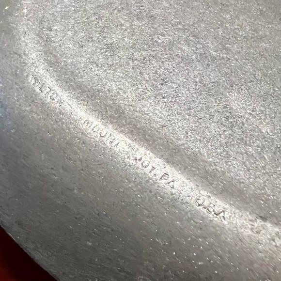 Wilton Armetale Give Us This Day Large Bread Tray Matte Finish EUC grandma core - Picture 9 of 9